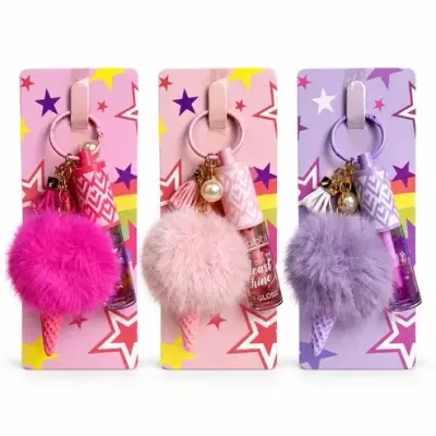 LIP GLOSS LLAVERO DE PELUCHE REF. X5158