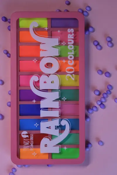 Paleta de sombras Rainbow Trendy