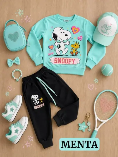 SUDADERA NIÑA SNOPY