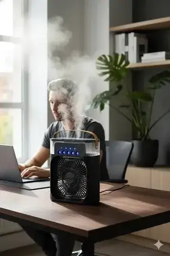 Mini Ventilador Aire Acondicionado Portátil