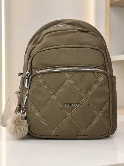 Bolso morral monedero y llavero