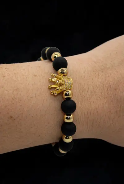 PULSERA KING DE ACERO INOXIDABLE