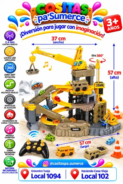 Circuito juguete construcción