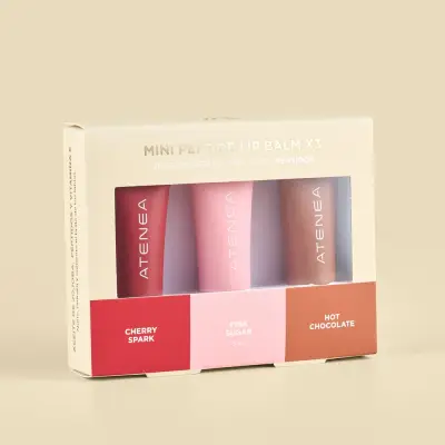 Kit X3 mini peptide lip balm Atenea
