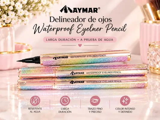 Delineador plumón Raymar empaque brillante