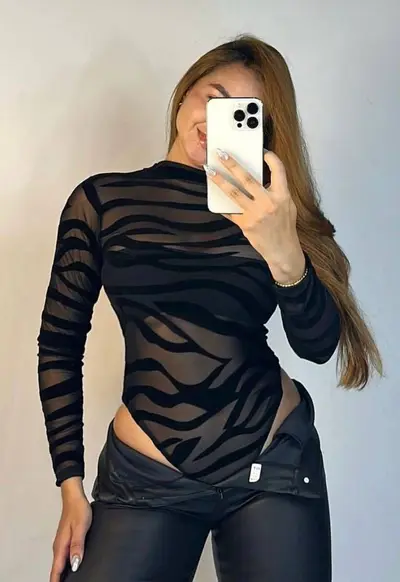 Hermosos Bodys manga larga color negro 🖤😍