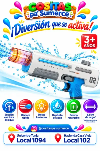 Pistola de agua succión eléctrica 02