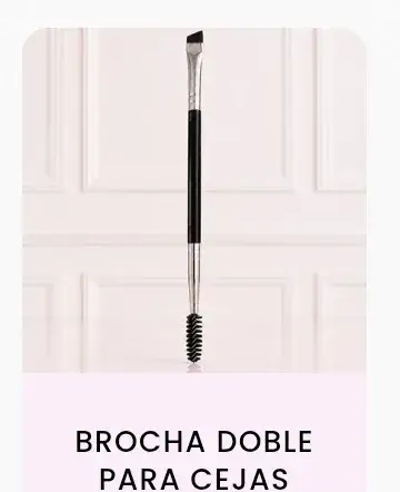 Brocha doble para cejas