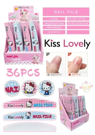 LIMA DE UÑAS KISS LOVELY REF:BX-2759