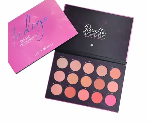 PALETA DE RUBORES DOLCE BELLA X 15