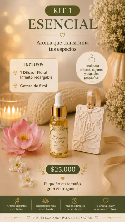 Kit #1 Encanto de flor