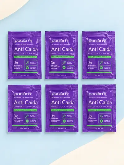 Sobre mascarilla capilar anticaida poción