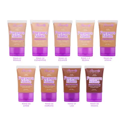 Base líquida pequeña matte purpure 36 ml