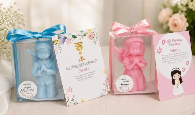 Velitas de Angelitos niño y niña