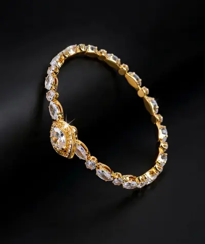 PULSERA DORADA DIAMANTE