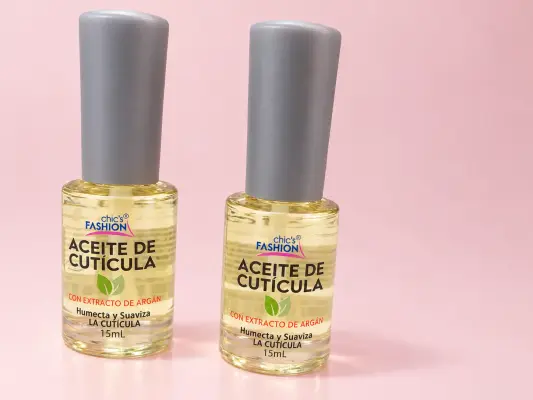 Aceite de cutícula envase vidrio chic's fashion