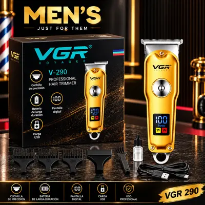 Patillera Profesional VGR 290 Dorada