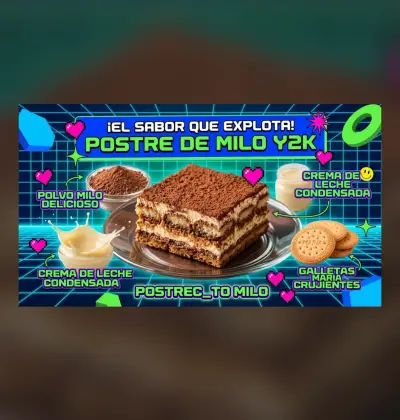 Postre de milo
