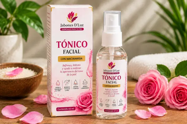 Tónico Facial con Niacinamida D’Luz – 60 ml
