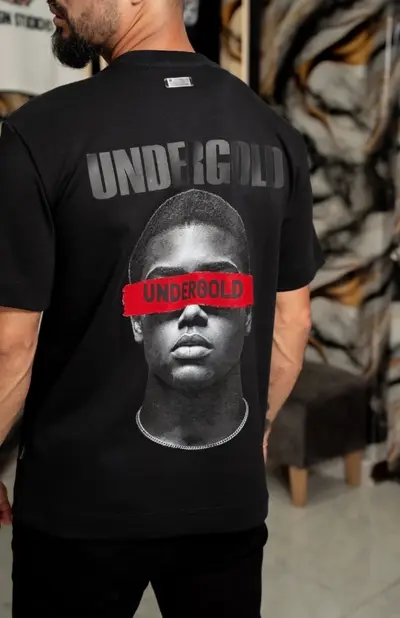 UNDERGOLD NEGRA LINEA ROJA