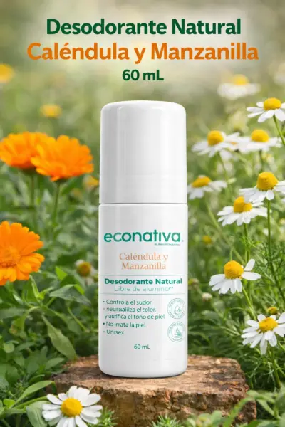 Desodorante Natural Caléndula y Manzanilla 60 Ml