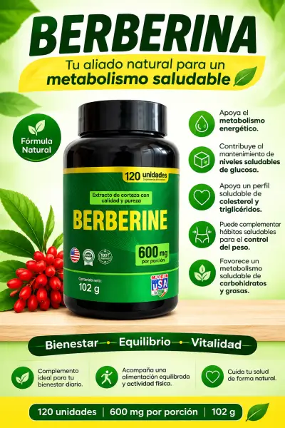 Berberina 600 Mg