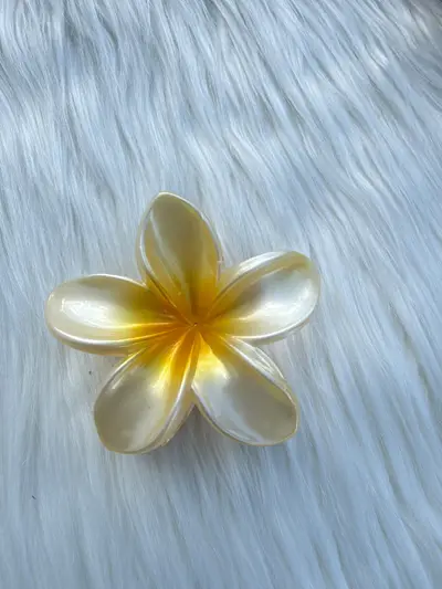 Gancho para el cabello, (amarillo)