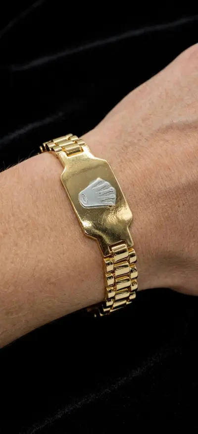 PULSERA DORADA PARA HOMBRE COVERGOLD
