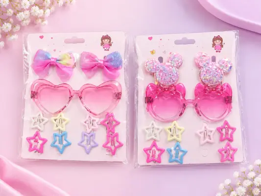 Kit de gafas, pinzas y pinzas estrella