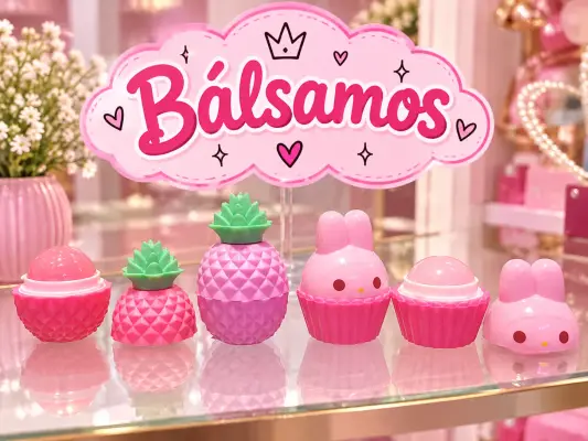 Bálsamos envase de figuras