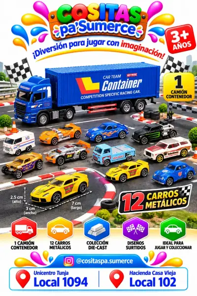 Carros metálicos colección