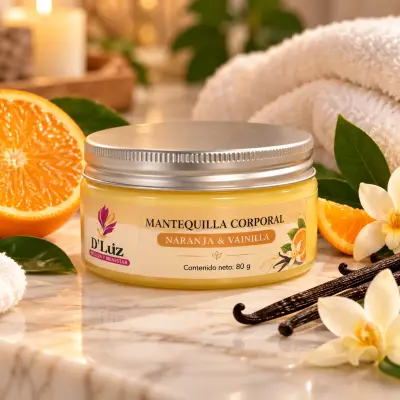 Mantequilla Corporal D’Luz – Naranja & Vainilla