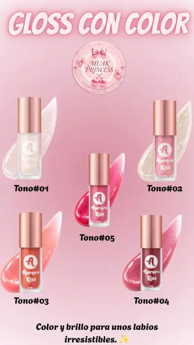Gloss con color