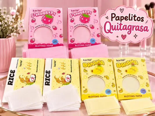 Papelitos quita grasa karite