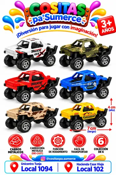 Set carros todo terreno