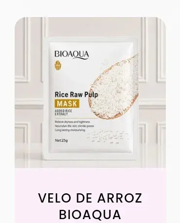 Velo facial de arroz