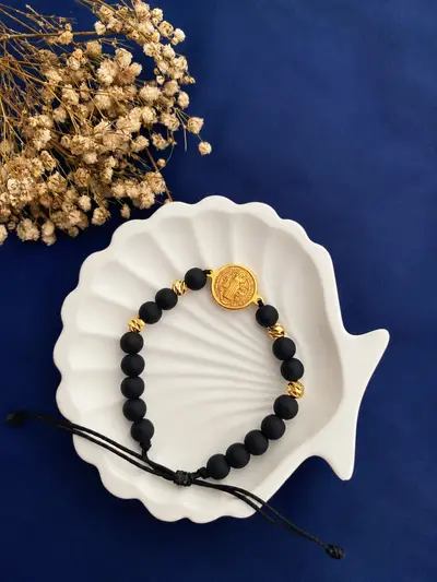 Pulsera San Benito para hombre