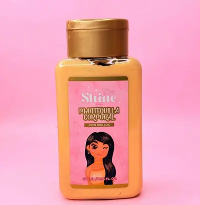 Mantequilla corporal glow shine dorada