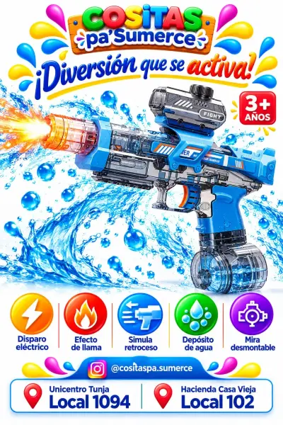 Pistola de agua eléctrica