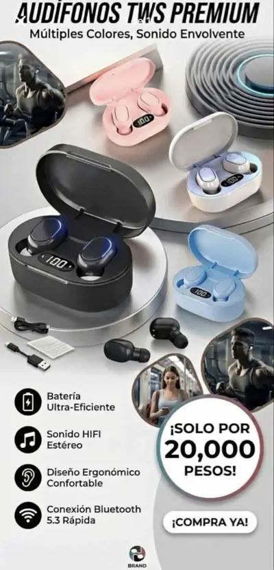 Audífonos inalámbricos TWS