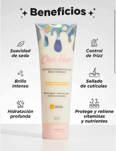 Acondicionador miel click hair
