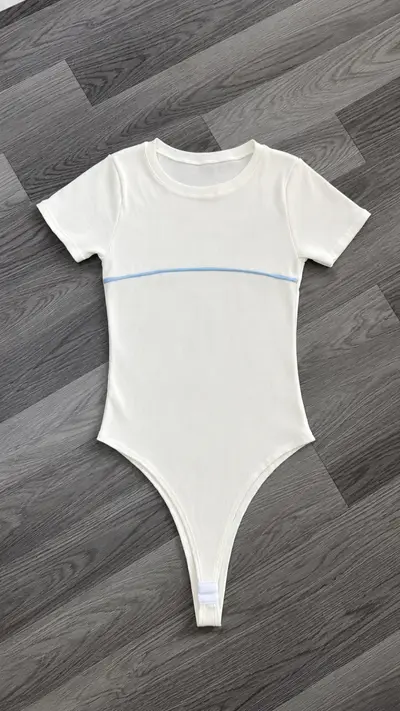 Body manga corta RIB