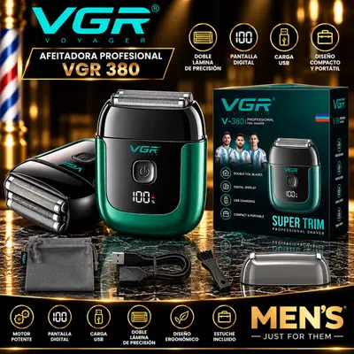 Afeitadora Profesional VGR 380 Verde