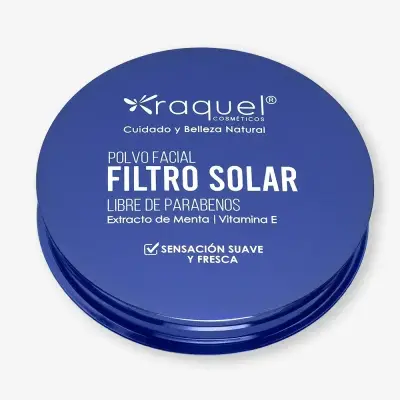 Polvo Facial Compacto Filtro Solar Raquel