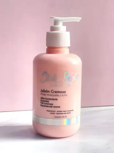 Jabón cremoso de rosa y lichis Click Hair