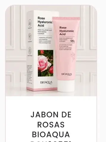 Jabón facial de rosas