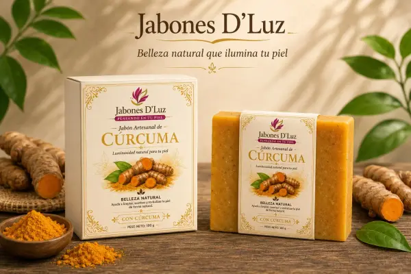 Jabón de Cúrcuma + Vitamina E D’Luz – 100 g