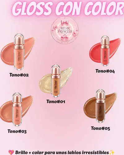 Gloss con color