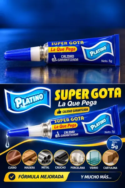 Platino Super Gota — paquete de 14 unidades