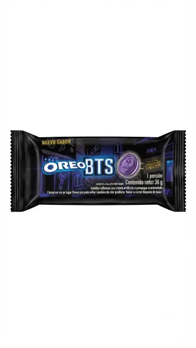 Galletas oreo edición BTS limitada